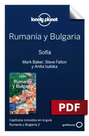 Portada Rumanía y Bulgaria 2.  Sofía