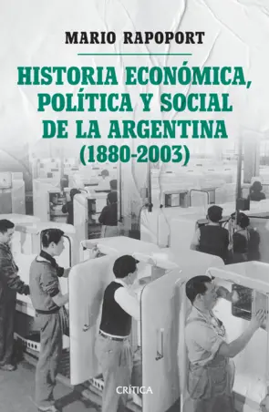 Portada Historia económica, social y política Argentina
