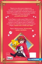 Miniatura contraportada Escuela Raptorgamer: El felino infiltrado