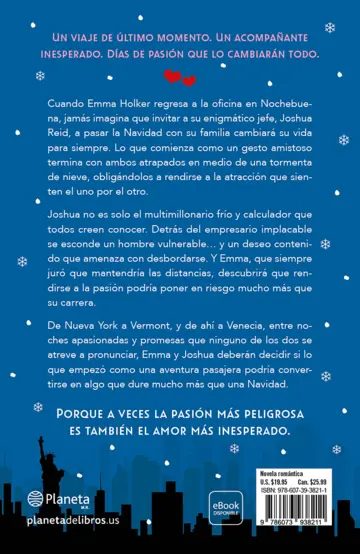 Contraportada No me quiero enamorar (Spanish Edition)