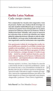 Miniatura contraportada Cada cuerpo cuenta