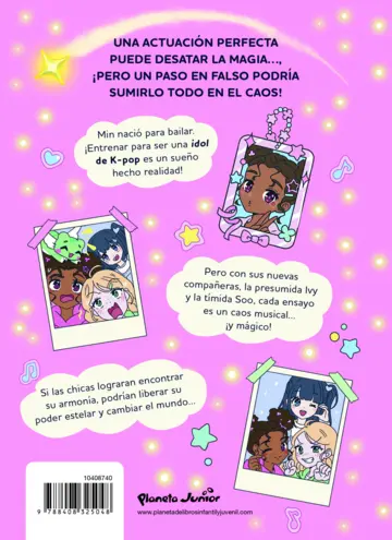 Contraportada K-Pop Witch Academy 1. El sueño de una aprendiz
