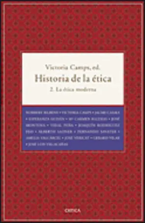 Portada Historia de la ética II