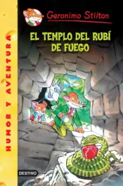 Portada Stilton 48- El templo del rubí de fuego