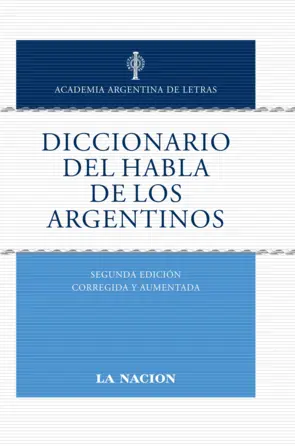 Portada Diccionario del Habla de los Argentinos