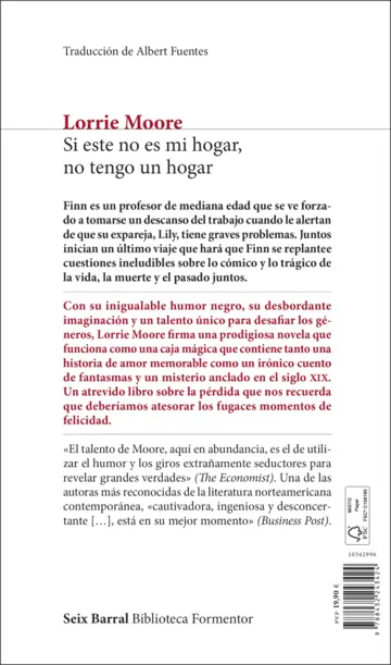 Contraportada Si este no es mi hogar, no tengo un hogar (Ed. Argentina)