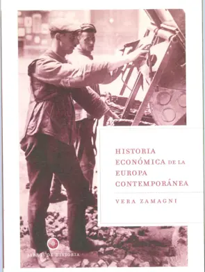 Portada Historia económica de la Europa contemporane