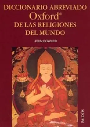 Portada Diccionario abreviado Oxford de las religiones del mundo