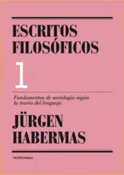 Portada Escritos filosóficos I. Fundamentos de sociológia