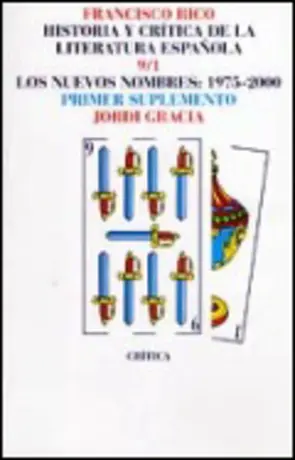 Portada Vol. 9: Los nuevos nombres: 1975-2000. suplemento