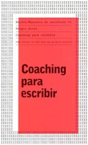 Portada Coaching para escribir