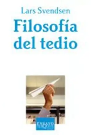 Portada Filosofía del tedio