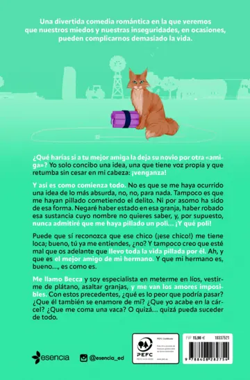 Contraportada Algo, alguien, tú y esas cosas que pasan