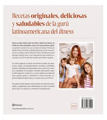 Contraportada Las recetas de Sascha Fitness
