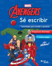Portada Escuela de genios. Sé escribir. Avengers