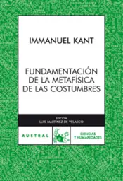 Portada Fundamentación de la metafísica de las costumbres