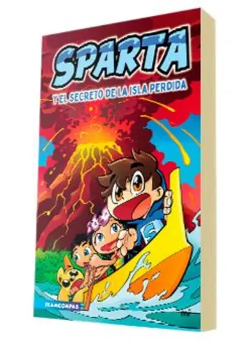 Portada Sparta y el secreto de la isla perdida