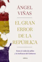 Portada El gran error de la República