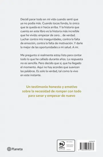 Contraportada Inevitablemente yo