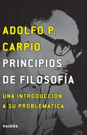 Portada Principios de filosofía. Una introducción a su problemática