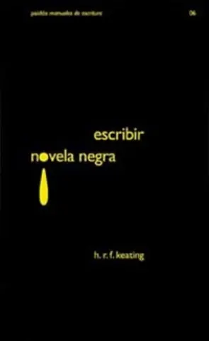 Portada Escribir novela negra