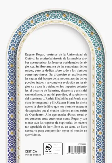 Contraportada Los árabes