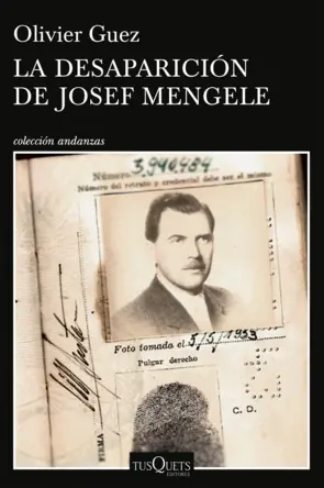 Portada La desaparición de Josef Mengele