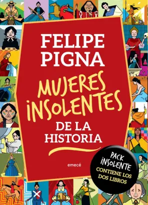 Portada Mujeres insolentes de la historia. Tomos 1 y 2