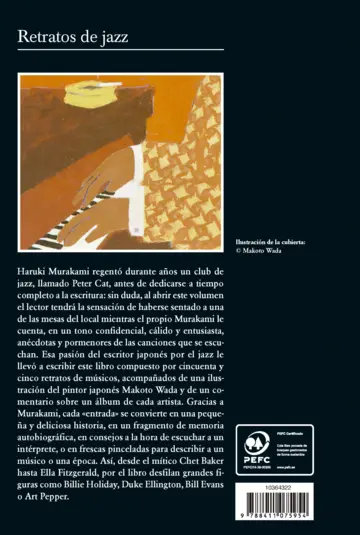 Contraportada Retratos de jazz