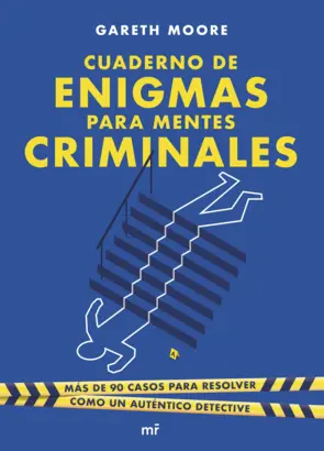 Portada Cuaderno de enigmas para mentes criminales