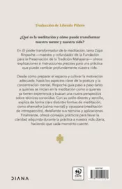 Miniatura contraportada El poder transformador de la meditación