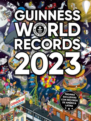 Portada Guinness World Records 2023 (Ed. Latinoamérica)