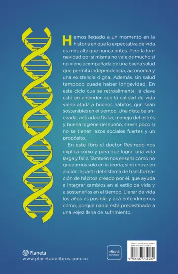 Contraportada Vive al 100 más allá de los cien