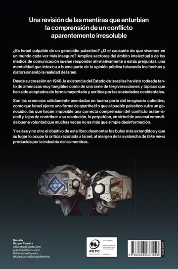 Contraportada La industria de las mentiras