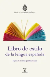 Portada Libro de estilo de la lengua española