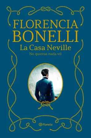 Portada La Casa Neville 2. Tapa dura con cantos tintados