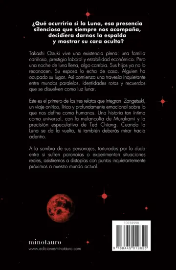 Contraportada Zangetsuki. Crónicas de la luna