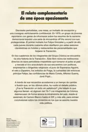 Miniatura contraportada Grupo Crónica: Testigos de la Transición