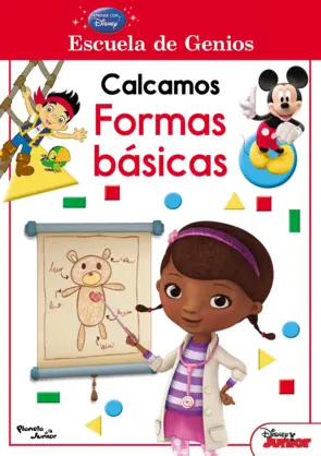 Portada Escuela de genios. Calcamos formas (Dra. Juguetes)