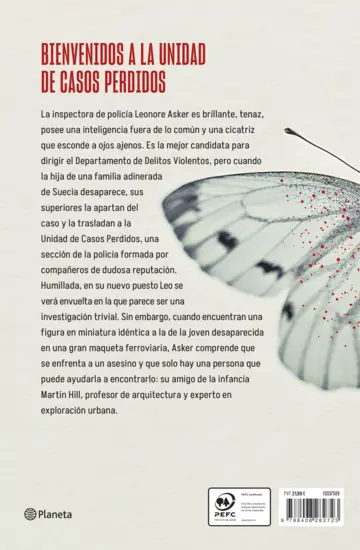 Contraportada El asesino de la montaña