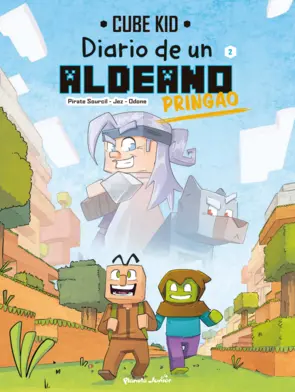 Portada Minecraft. Diario de un aldeano pringao. Cómic 2