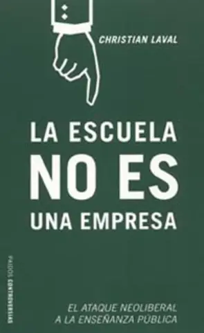 Portada La escuela no es una empresa
