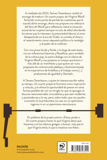 Contraportada Un millón de cuartos propios