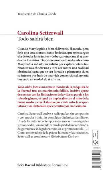 Contraportada Todo saldrá bien