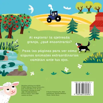 Contraportada Animales mágicos. La granja