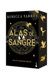Portada Alas de sangre. Edición especial limitada con cantos decorados