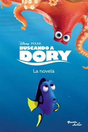Portada Buscando a Dory. La novela
