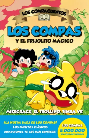 Portada Los Compacuentos 2. Los Compas y el frijolito mágico