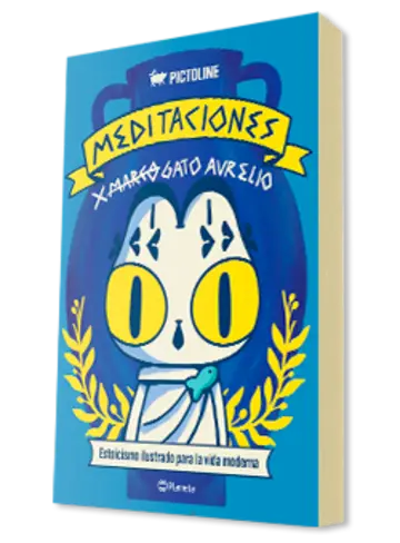 Portada Meditaciones de Gato Aurelio