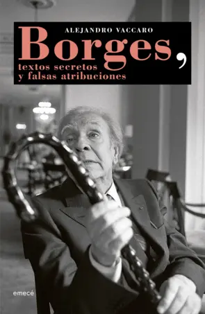 Portada Textos secretos y otras atribuciones (de Jorge Luis Borges)